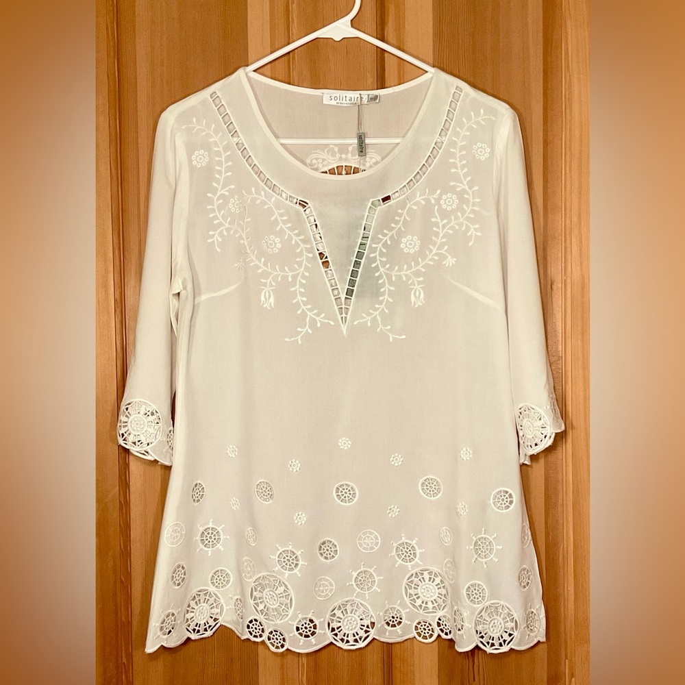 NWT Solitaire by Ravi Khosla Blouse